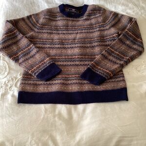 Vineyard vines fairisle merino wool boys size 16 fits